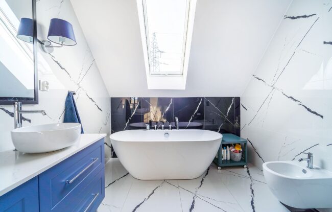 dom modułowy łazienki