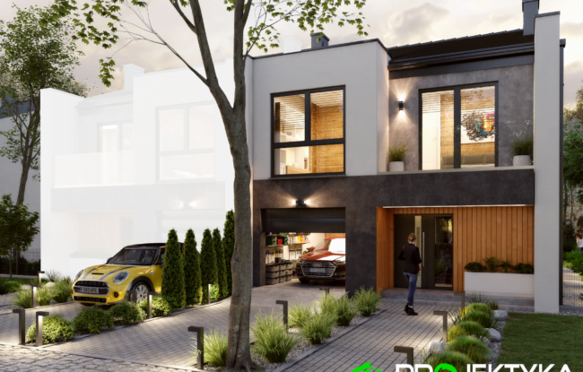 dom modułowy TAGA - projekt firmy Projektyka KA 228 S