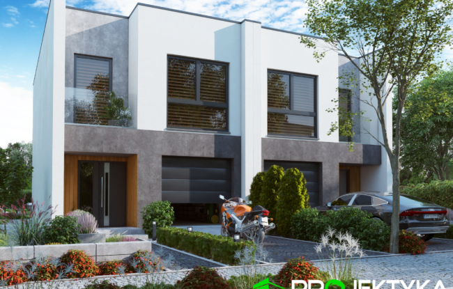 dom modułowy TAGA - projekt firmy Projektyka KA 265